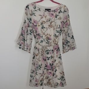 Floral flairy dress